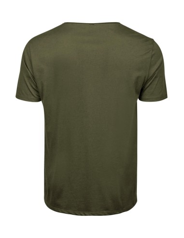 T-5060-Mens Raw-Edge Tee